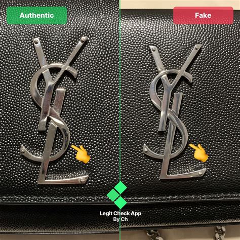 fake saint laurent vs real|How to Spot a Fake YSL Bag .